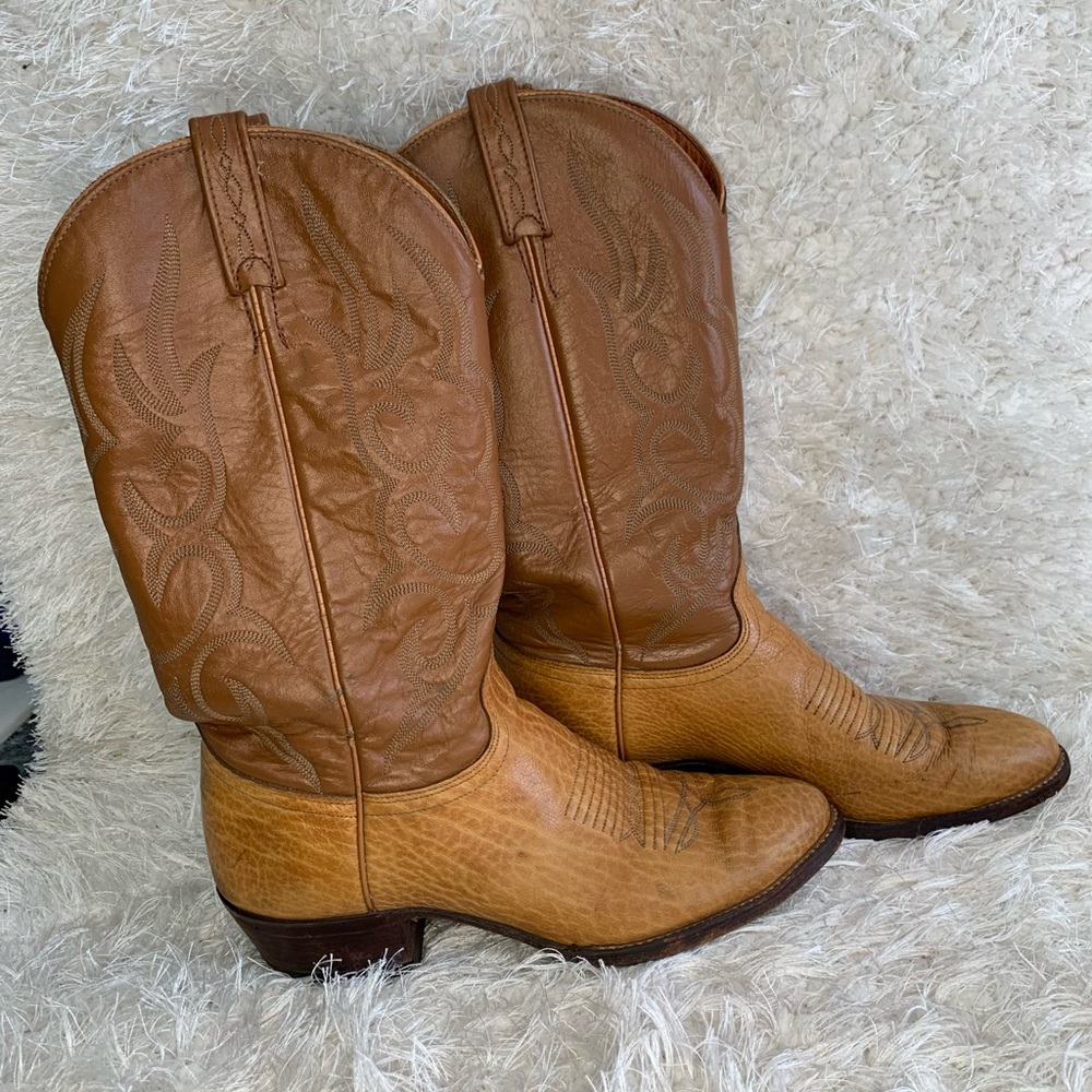 Vintage J. Chisholm brown leather boots